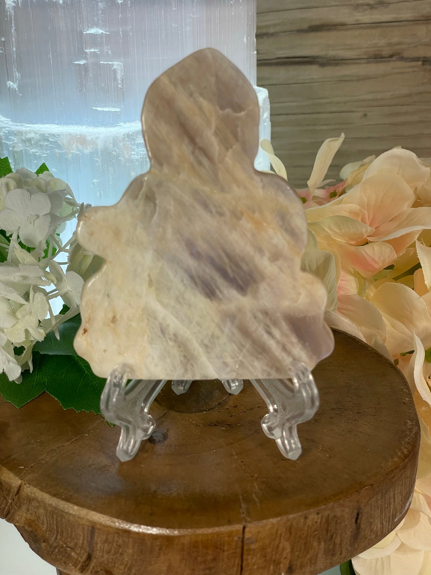 Peach Moonstone Ganesha crystal healing 4