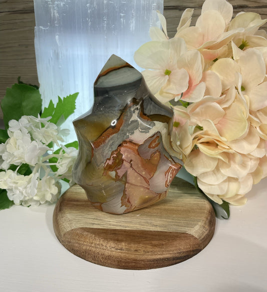 Polychrome Jasper Flame healing crystal