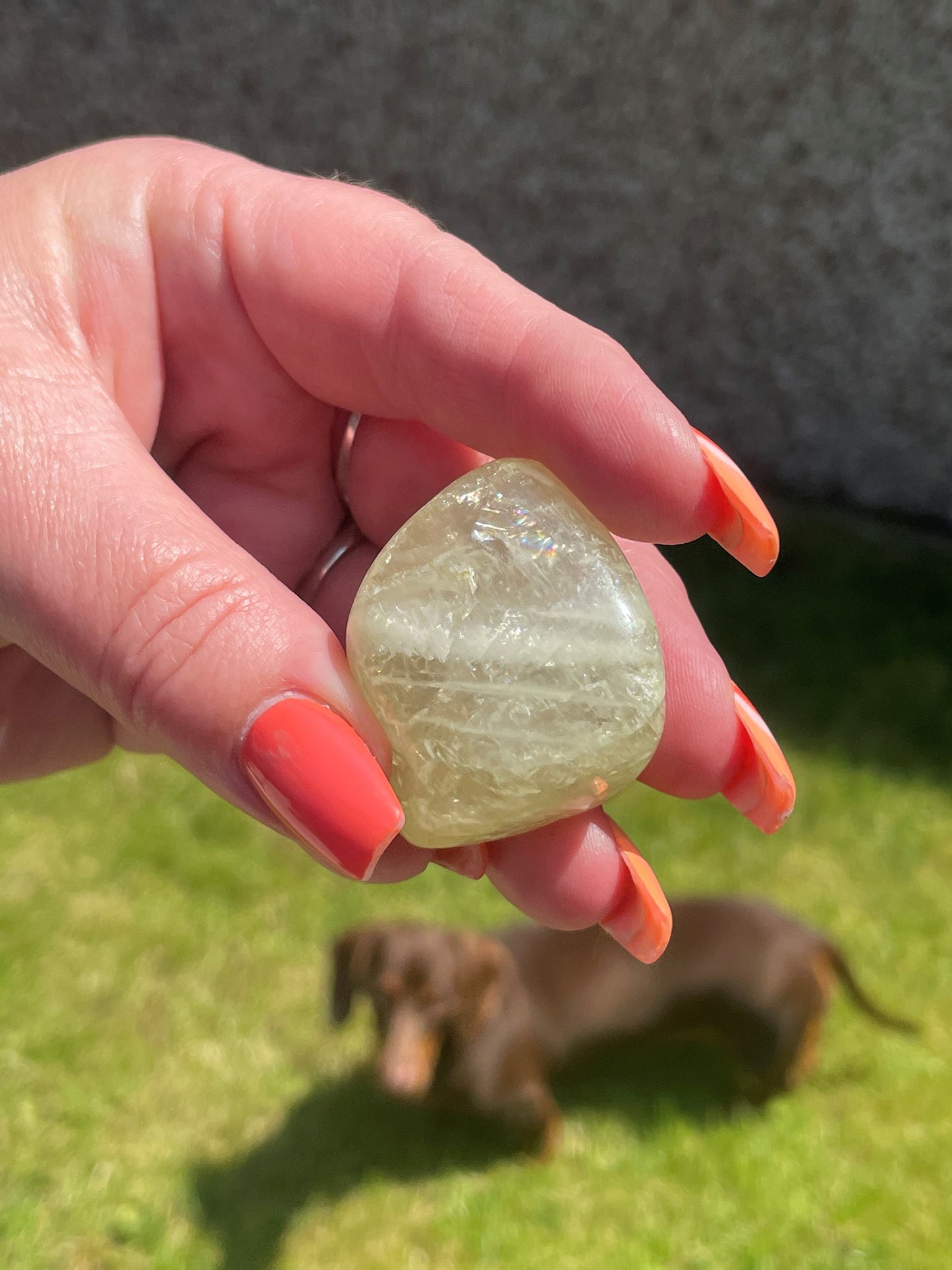 citrine tumble stones chunk crystals 2