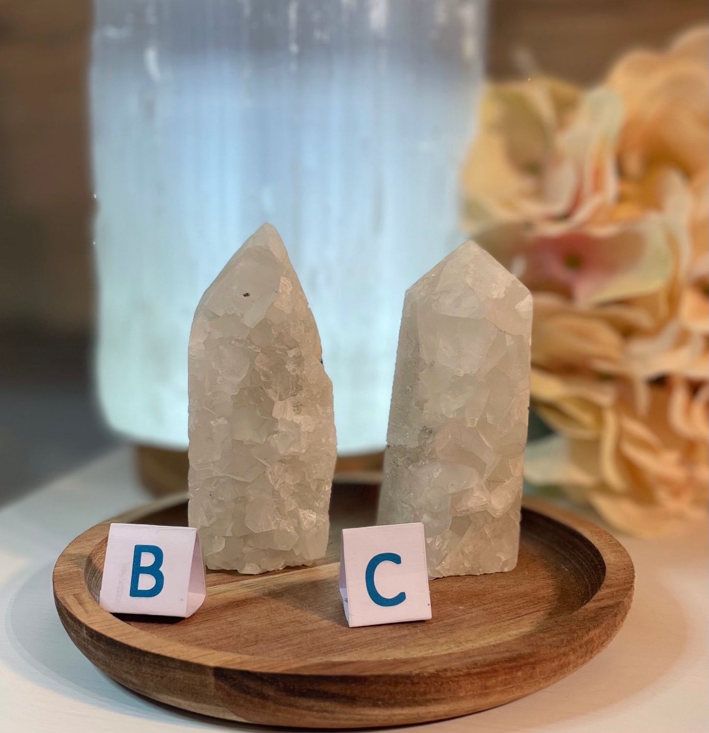 quartz-raw-cluster-moss agate point healing crystal b c5