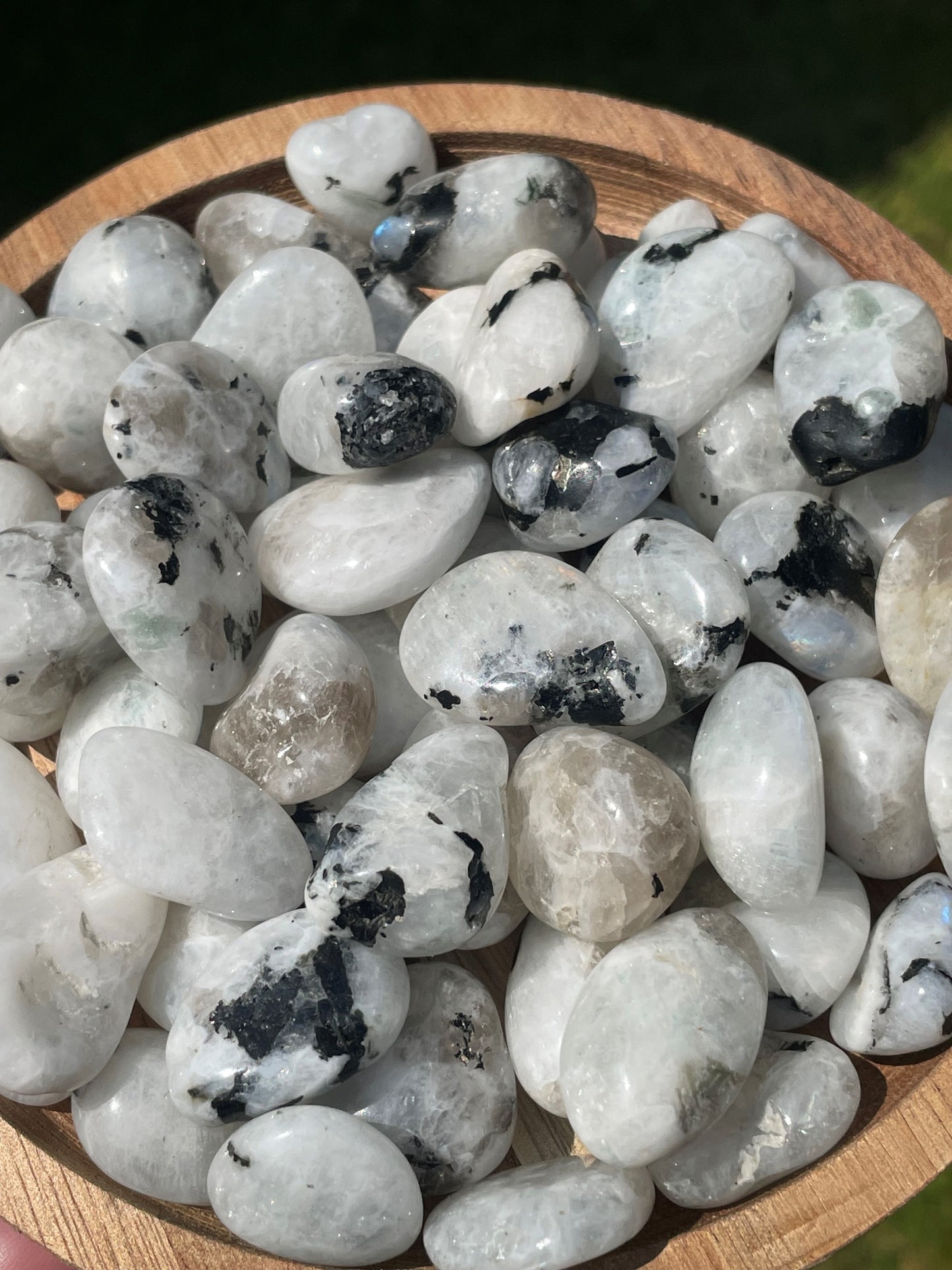 rainbow moonstone tumble stone crystal 4