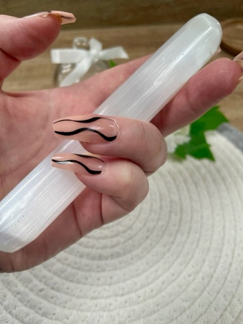 selenite smooth wands 1