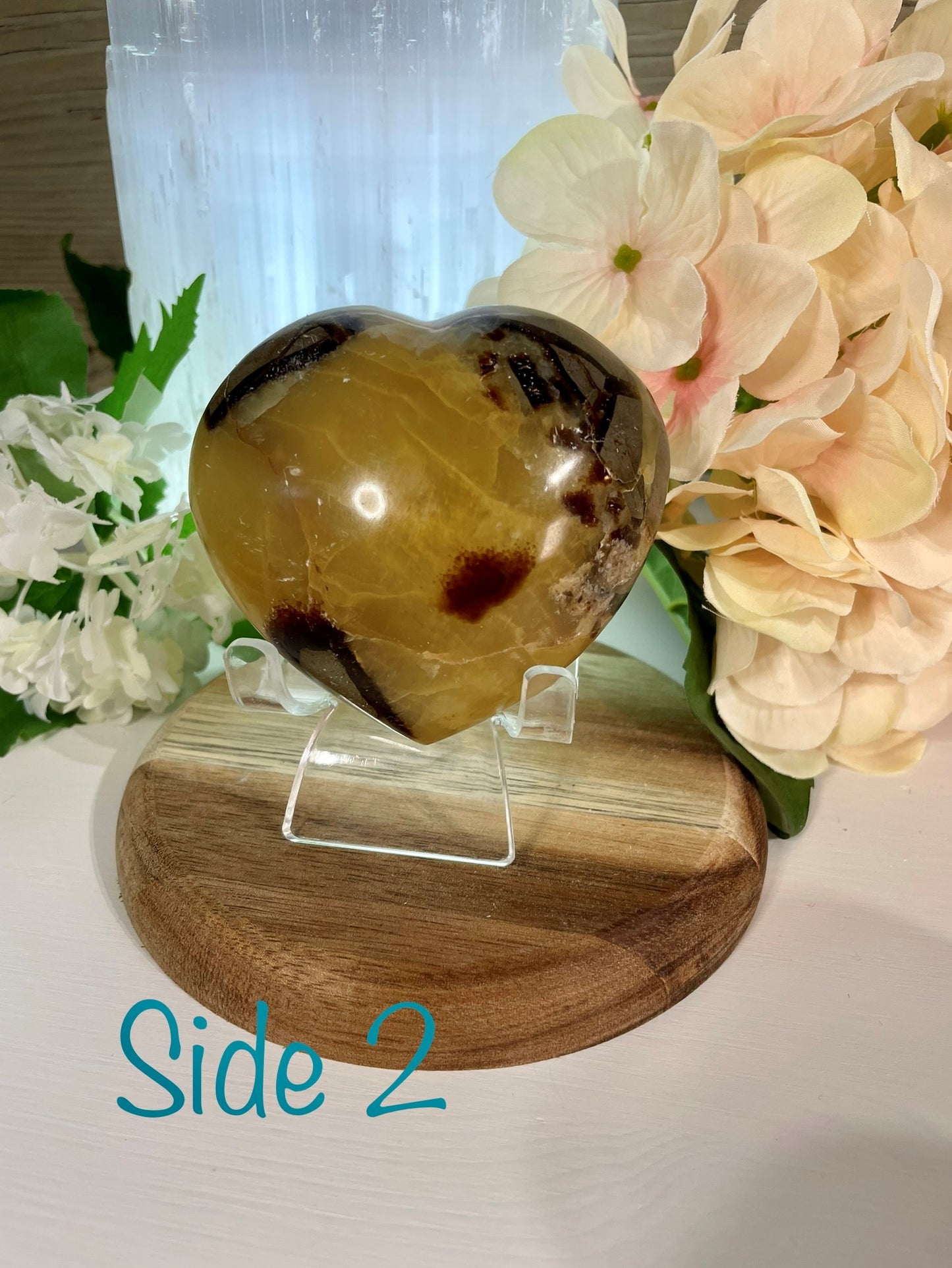 septarian heart palm stone crystal healing side 2