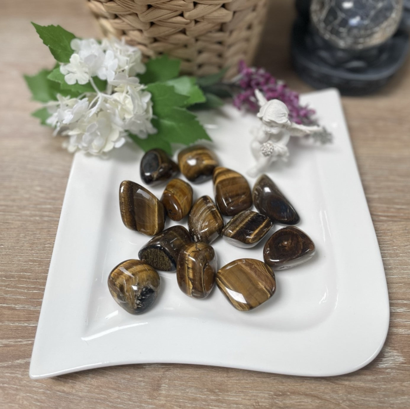 tiger eye tumbles crystal stone gem 1