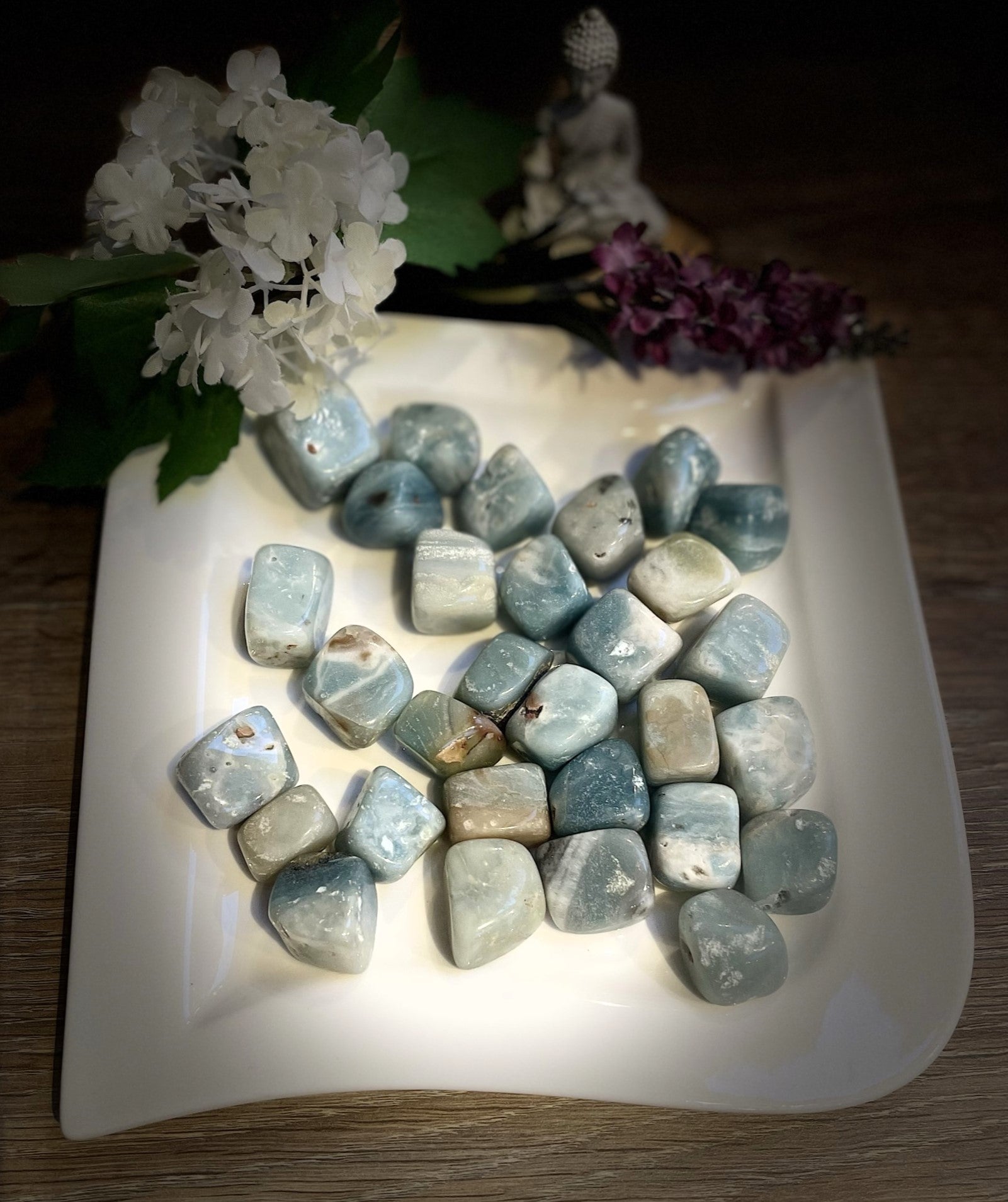 caribbean calcite tumble stone crystal 1