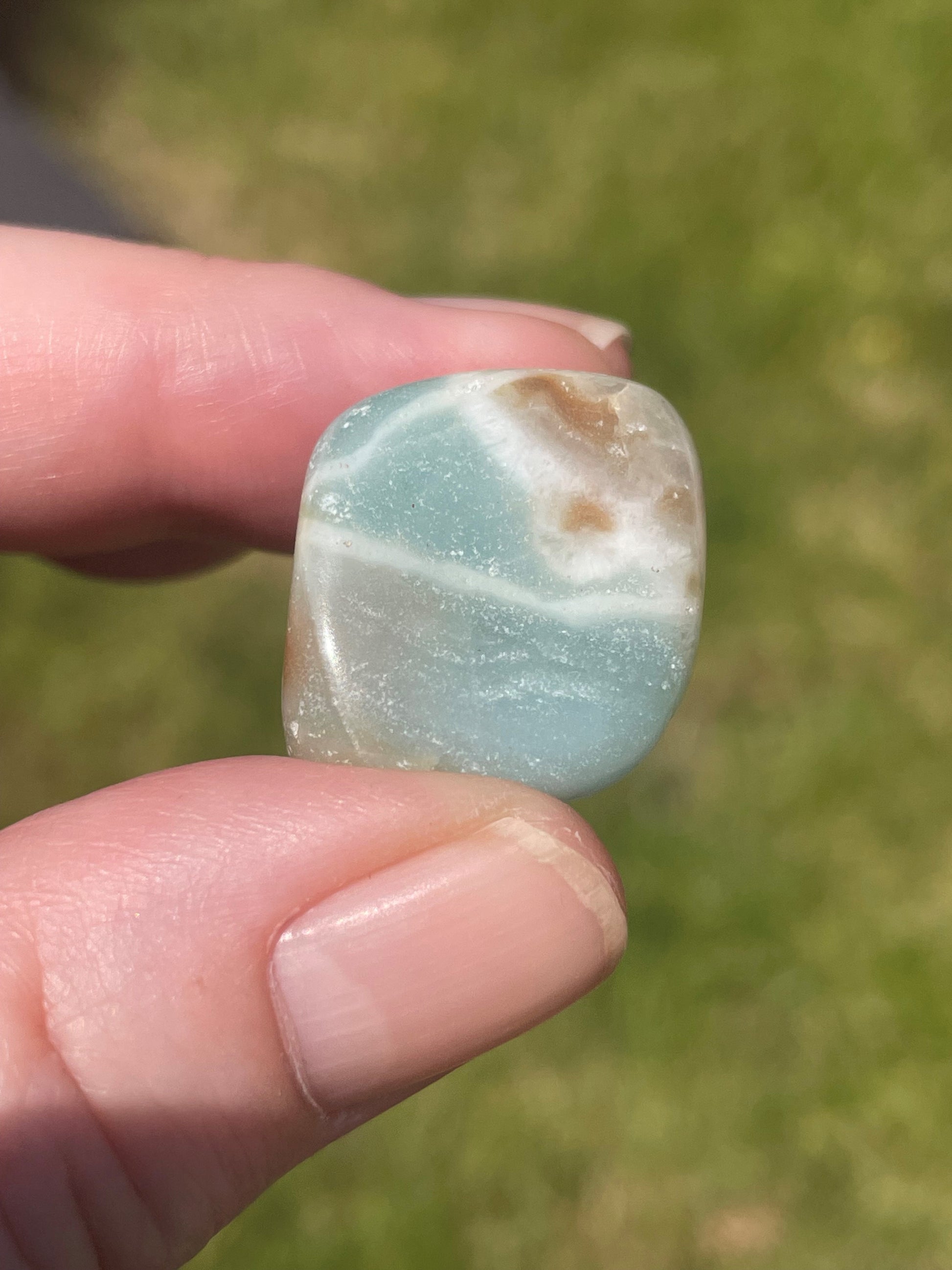caribbean calcite tumble stone crystal 3