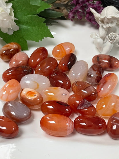 carnelian tumbles stones crystal 2