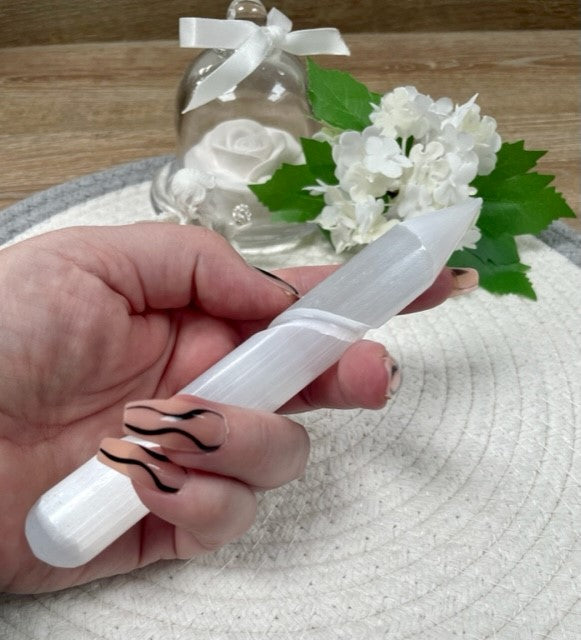 selenite spiral wands 1
